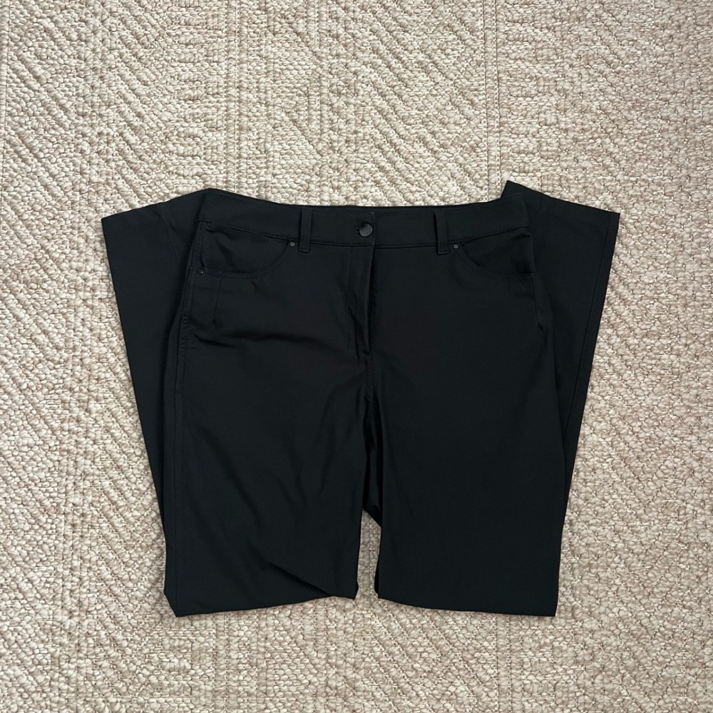 Lululemon City Sleek 5 Pocket High Rise Pant Black Size 10 Recycled Polyester